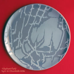 sand-etched opaque gray glass