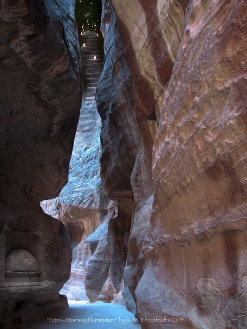 Petra–Stairway Illumination Image